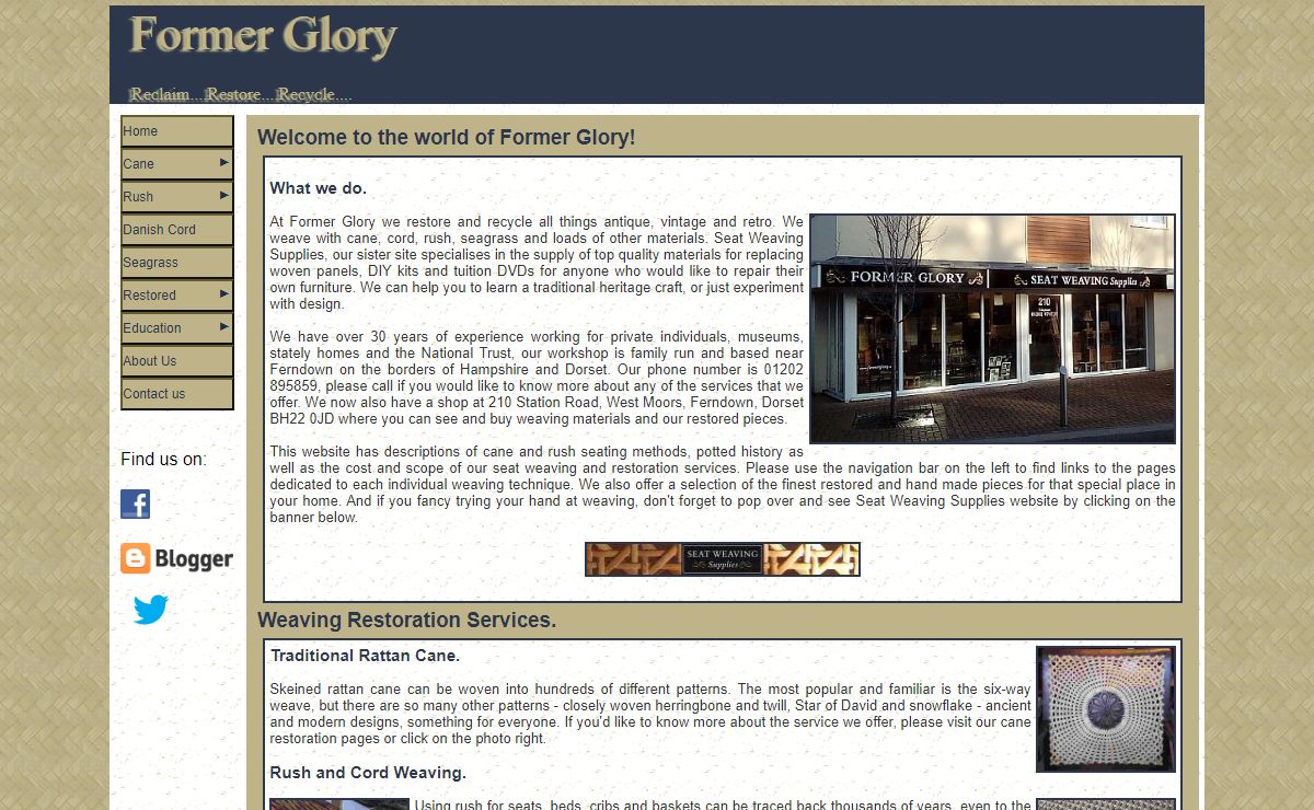 Former Glory Home Page