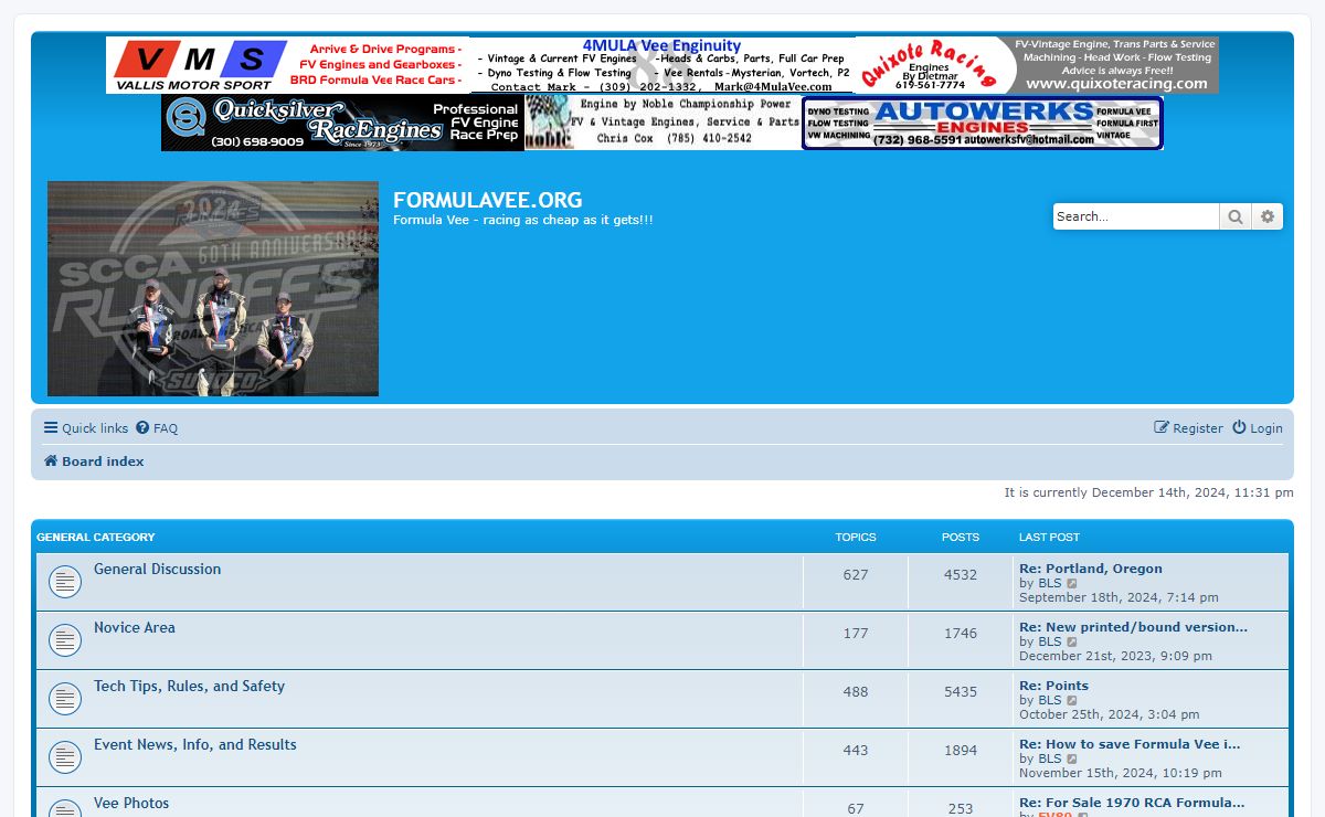 FORMULAVEE.ORG - Index page
