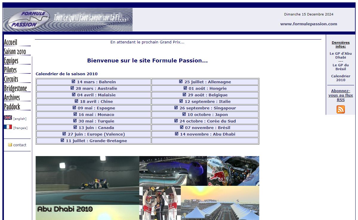Formule Passion --- Tout ce qu'il faut savoir sur la F1