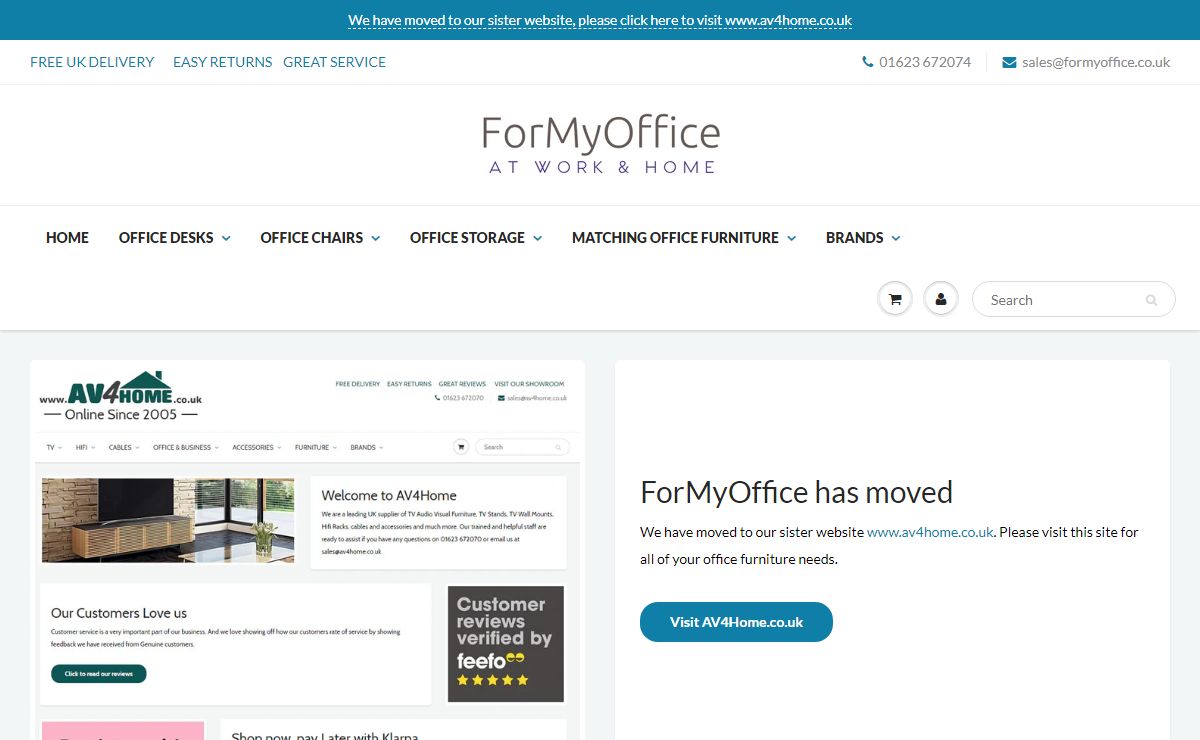 ForMyOffice | Home Office Furniture, Office Desks, Office Chairs