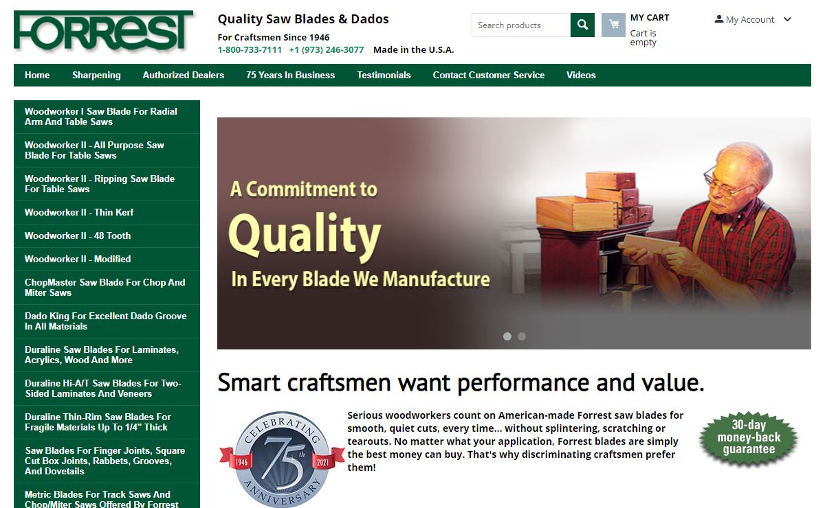 Forrest Saw Blades: Quality Saw Blades & Dados