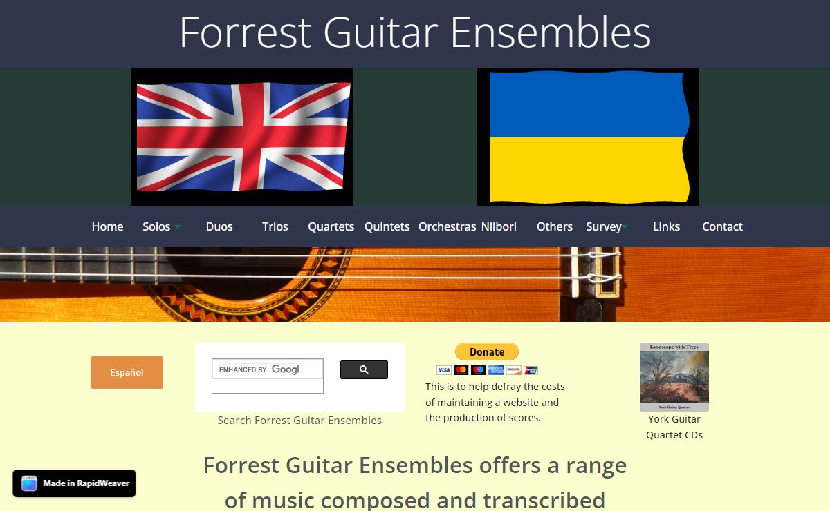 Forrest Guitar Ensembles I Free Guitar Ensemble Music