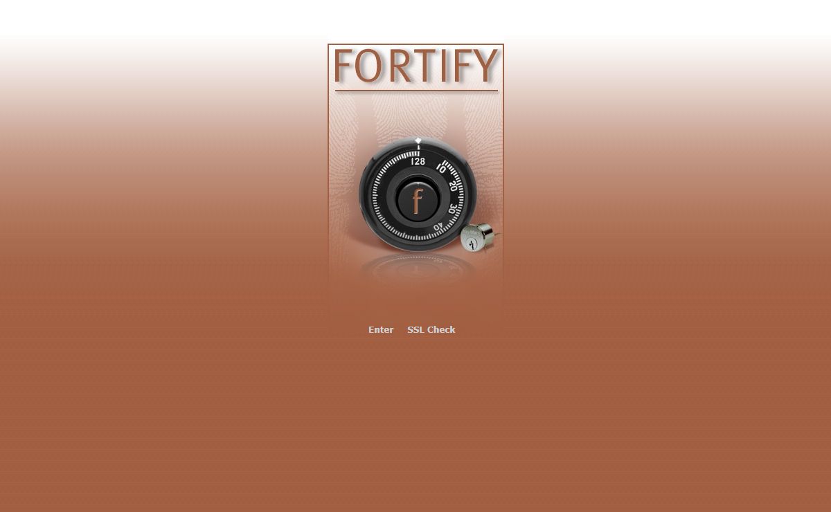 Fortify - Home Page