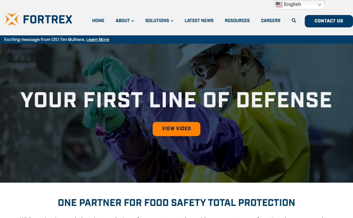 Food Safety and Food Plant Sanitation Experts | Fortrex