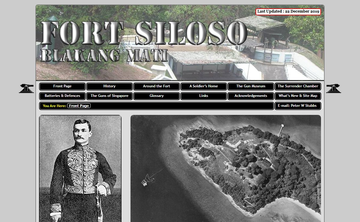 Fort Siloso: Front Page