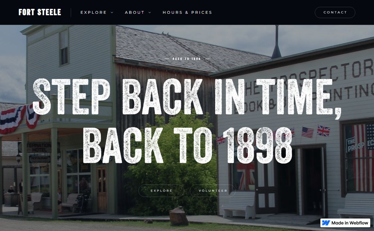 Step back in time to 1898 | Fort Steele Heritage Town
