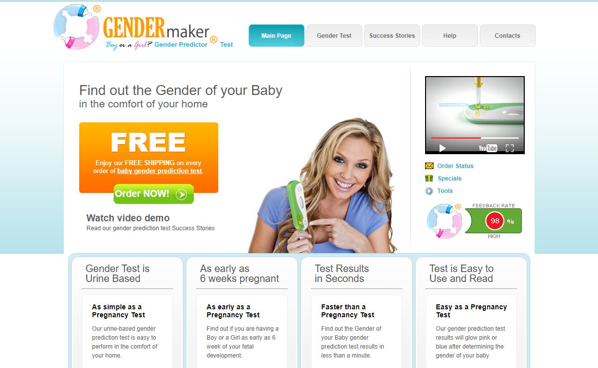 Gender Predictor - GENDERmaker baby gender prediction test | boy or girl?