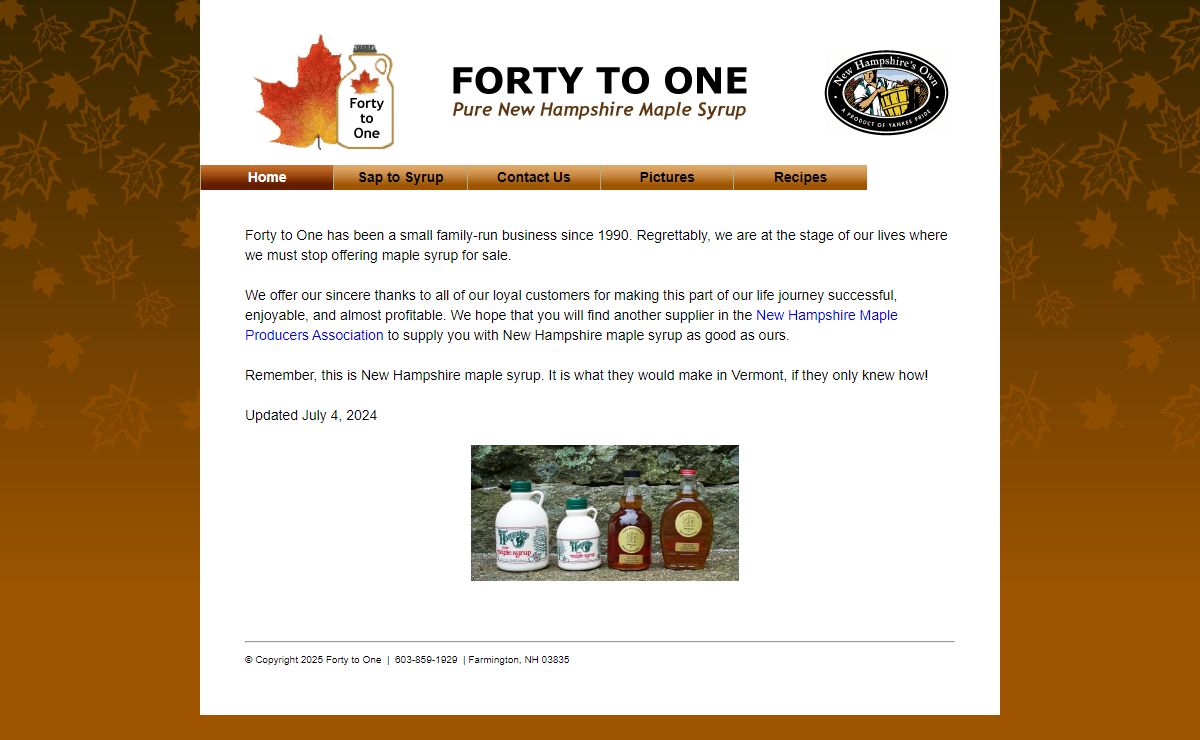 Forty To One Home
