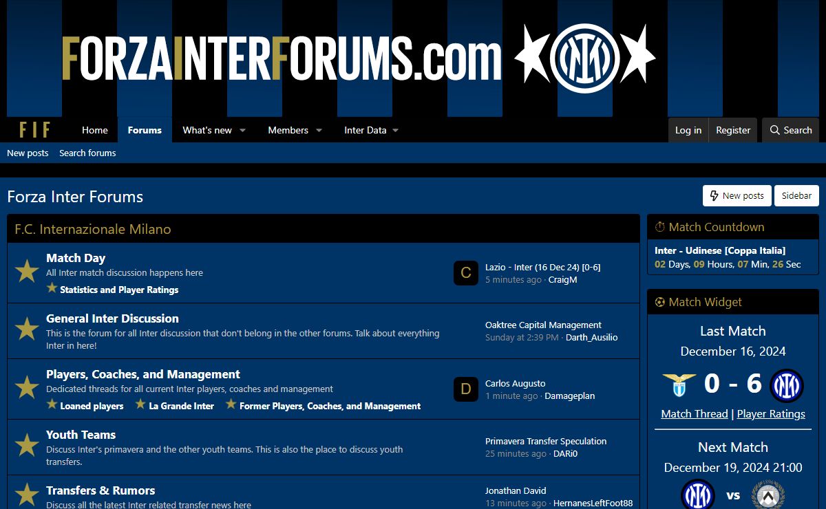 Forza Inter Forums