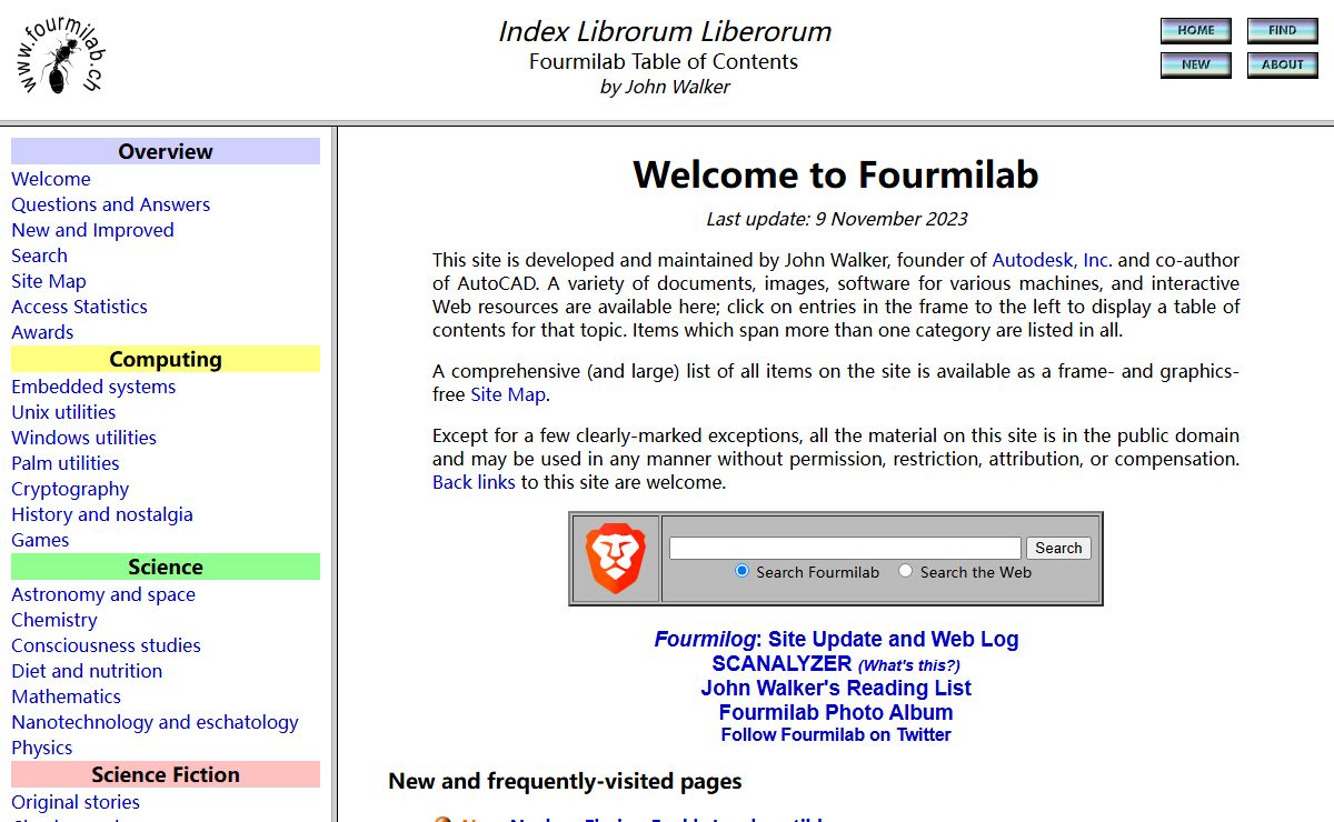 Fourmilab