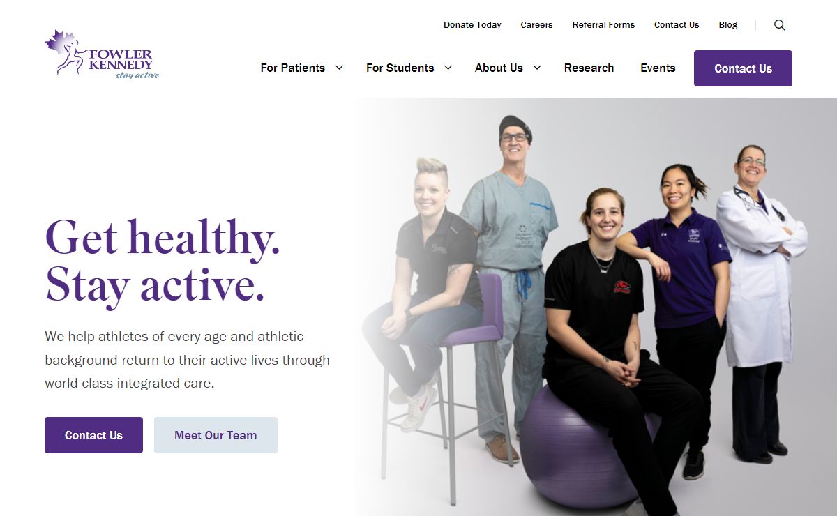 Home - Fowler Kennedy Sport Medicine