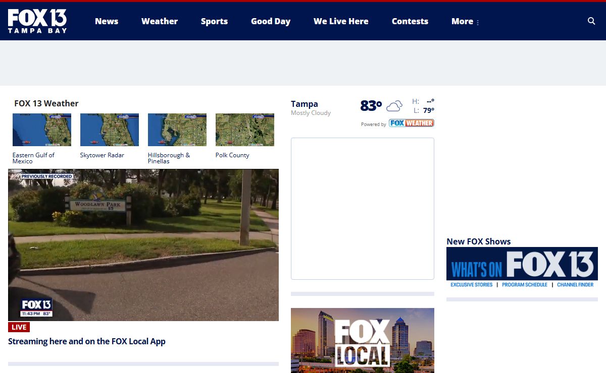 FOX 13 Tampa Bay | Local News, Weather, and Live Streams | WTVT