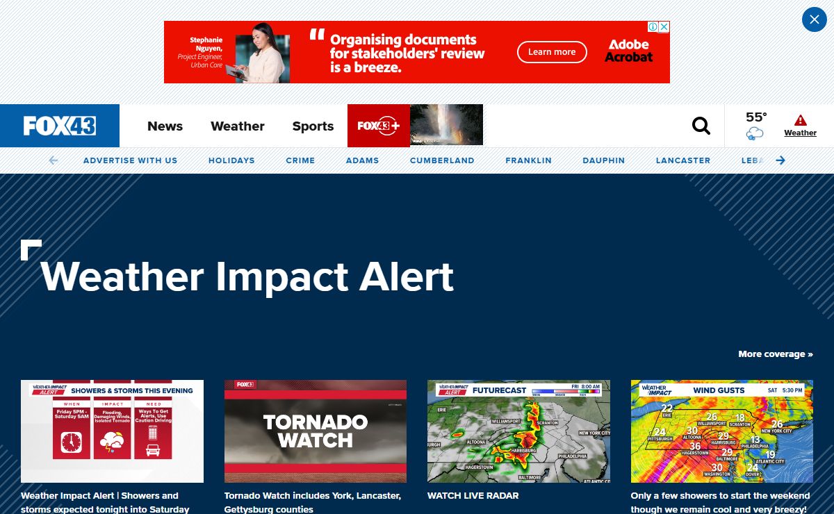 WPMT FOX43 | News in Harrisburg, York, Lancaster, Lebanon News, Weather, Sports | fox43.com