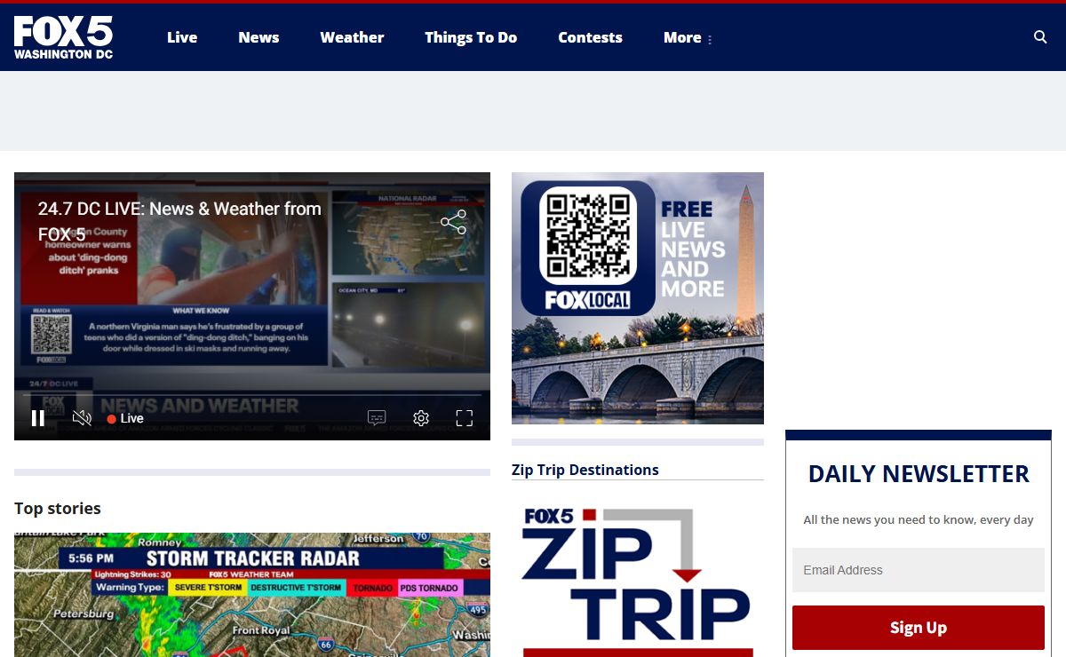 FOX 5 DC | Local News, Weather, and Live Streams | WTTG