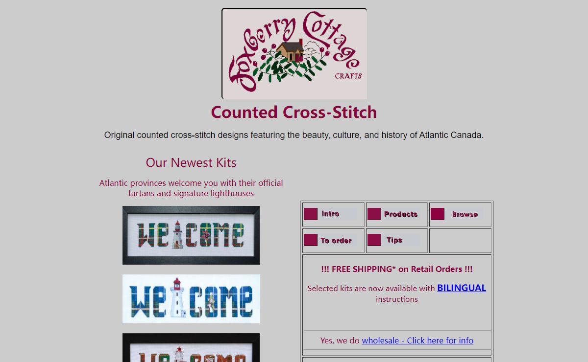 Foxberry Cottage Cross-Stitch