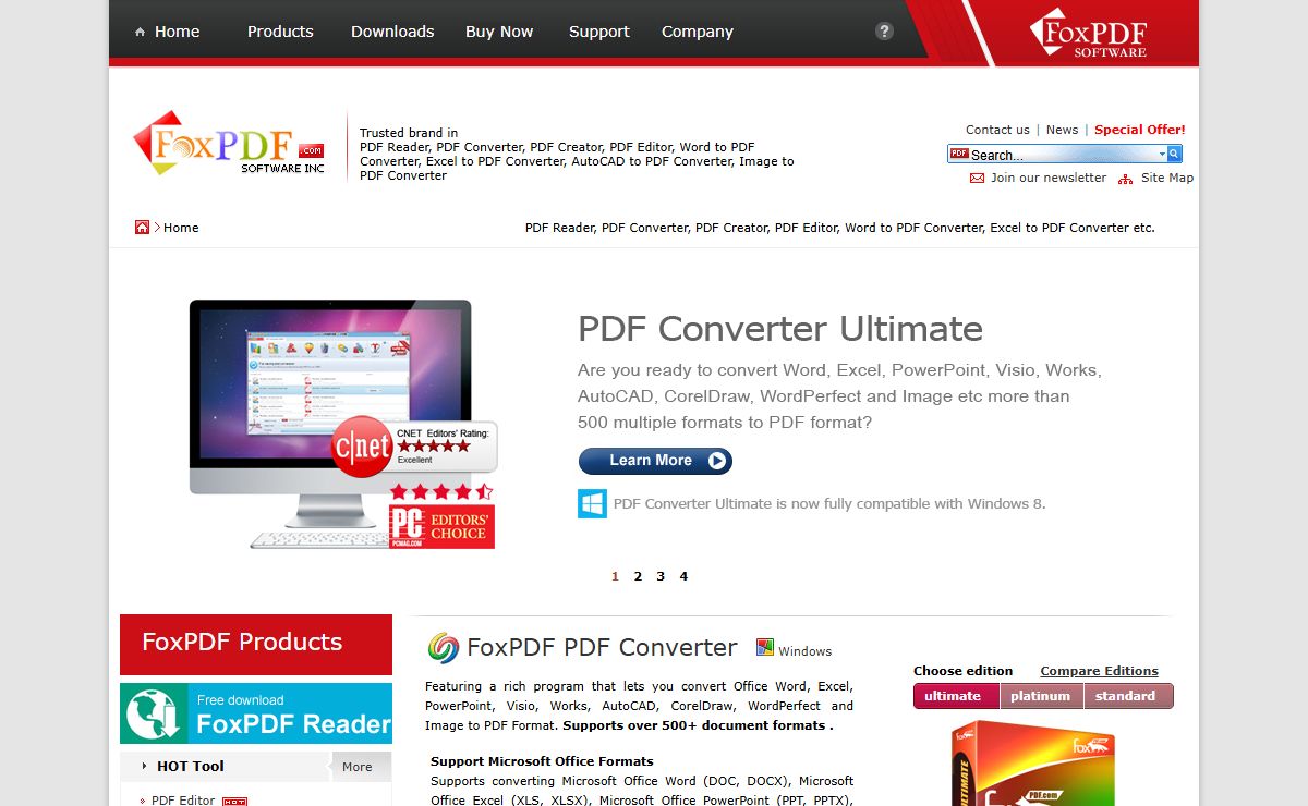 FoxPDF PDF Reader, FoxPDF PDF Converter, FoxPDF PDF Editor, PDF Creator, Word, Excel, PowerPoint, AutoCAD, Image to PDF Converter - FoxPDF Software Inc