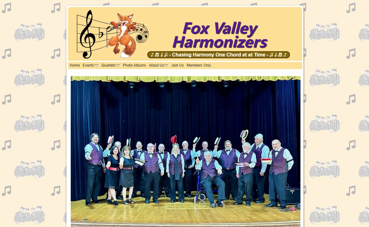 FOXVALLEYMENOFHARMONY.COM