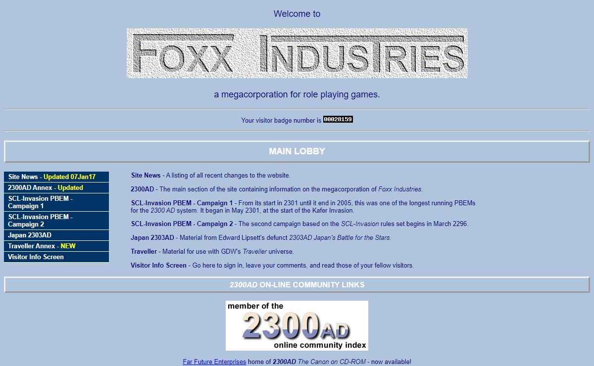 Foxx Industries - Main Door