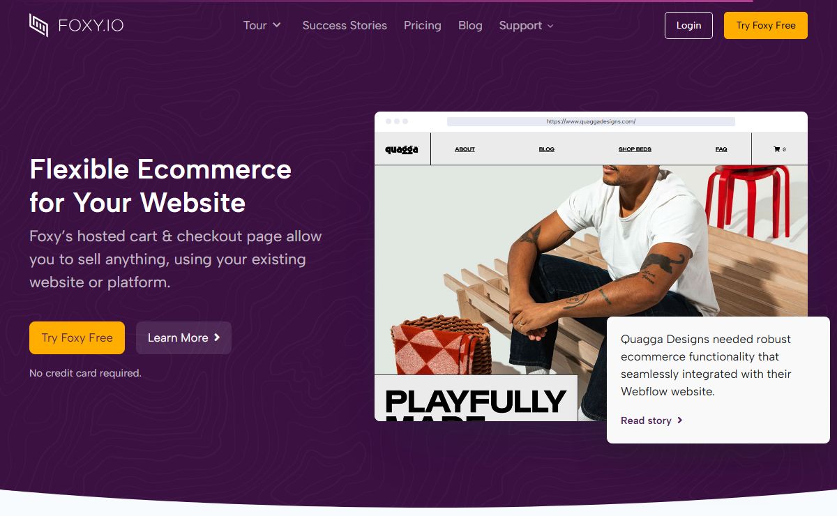 Foxy | Flexible Ecommerce for Your Website