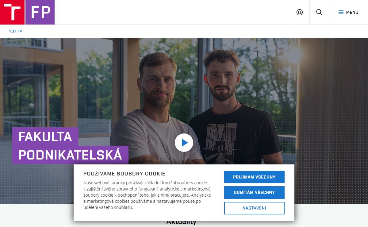 Fakulta podnikatelská, VUT v Brně
