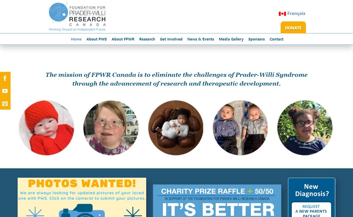 Foundation for Prader-Willi Research Canada