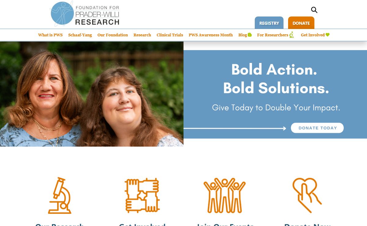 Home Page - Foundation for Prader-Willi Research