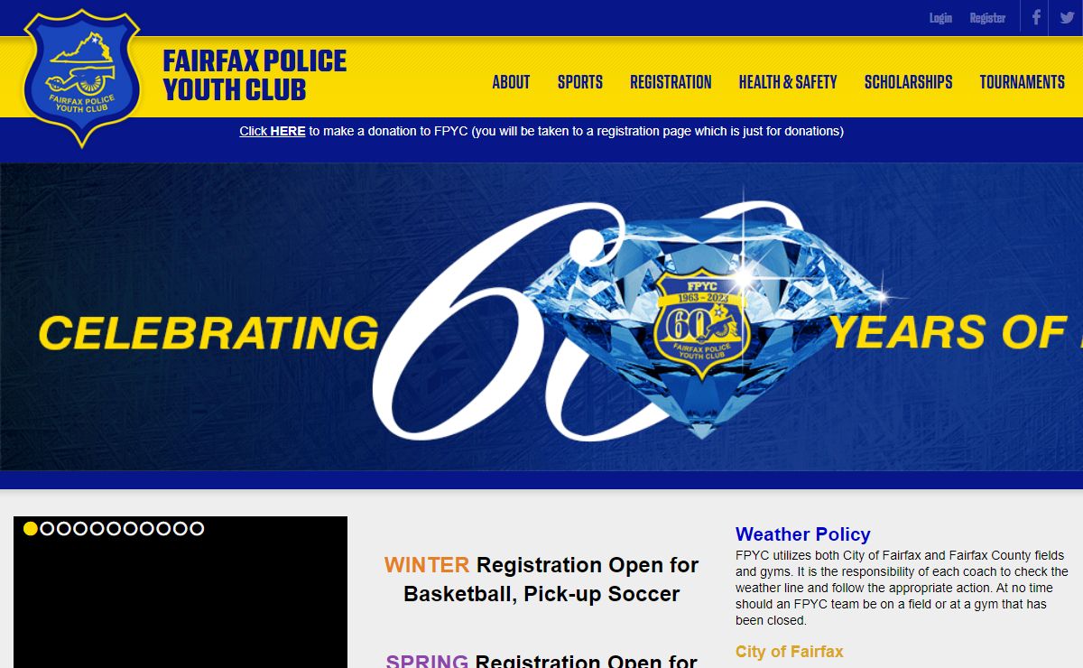 Fairfax Police Youth Club | donation link