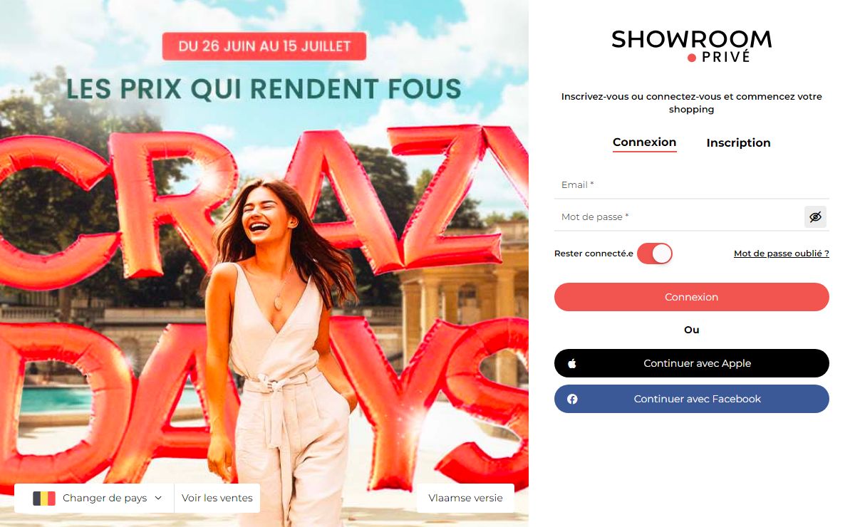 Ventes privées avec Showroomprive : grandes marques à prix discount