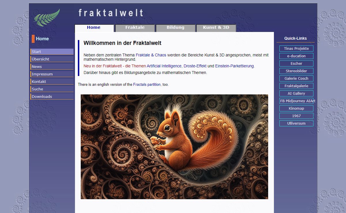 Fraktalwelt Start