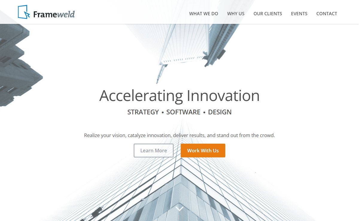 Frameweld - Accelerating Innovation, Strategy, Software and Design