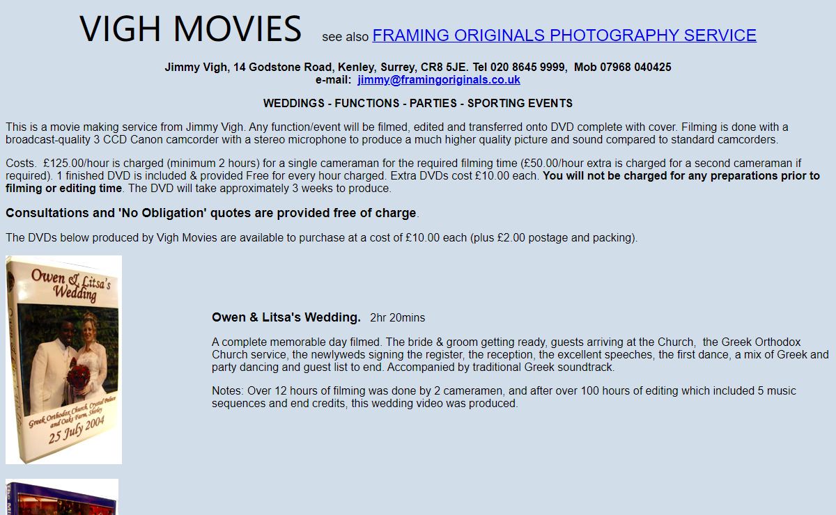 VIGH MOVIES