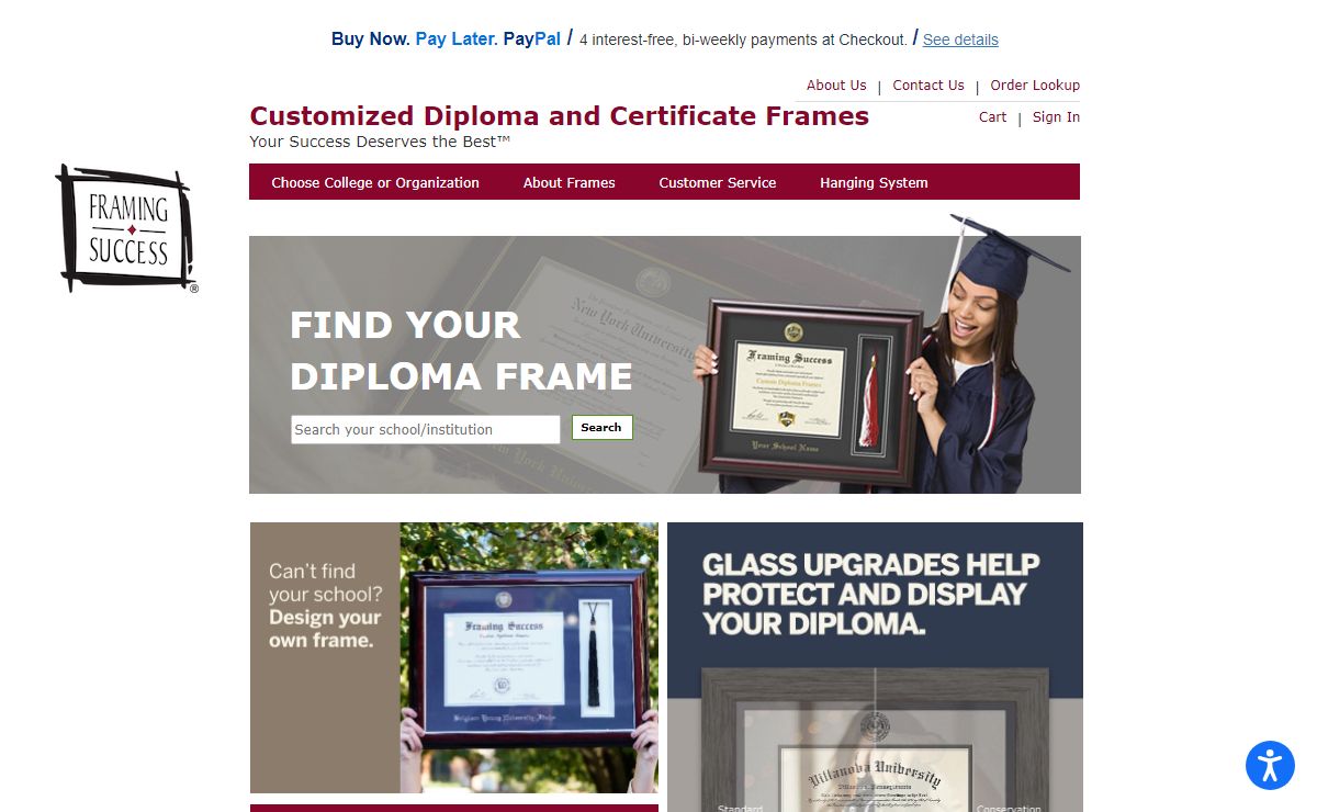 Custom Diploma Frames & Certificate Frames - Framing Success