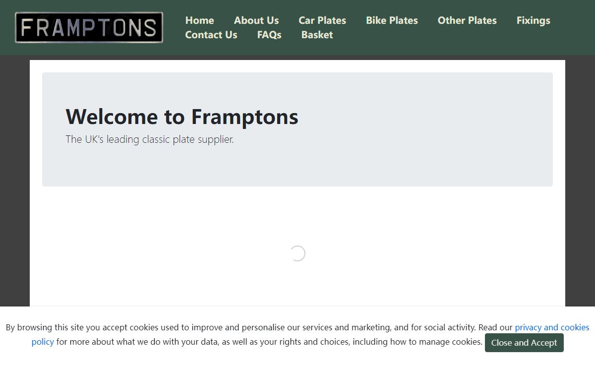 Home Page - FramptonsPortal