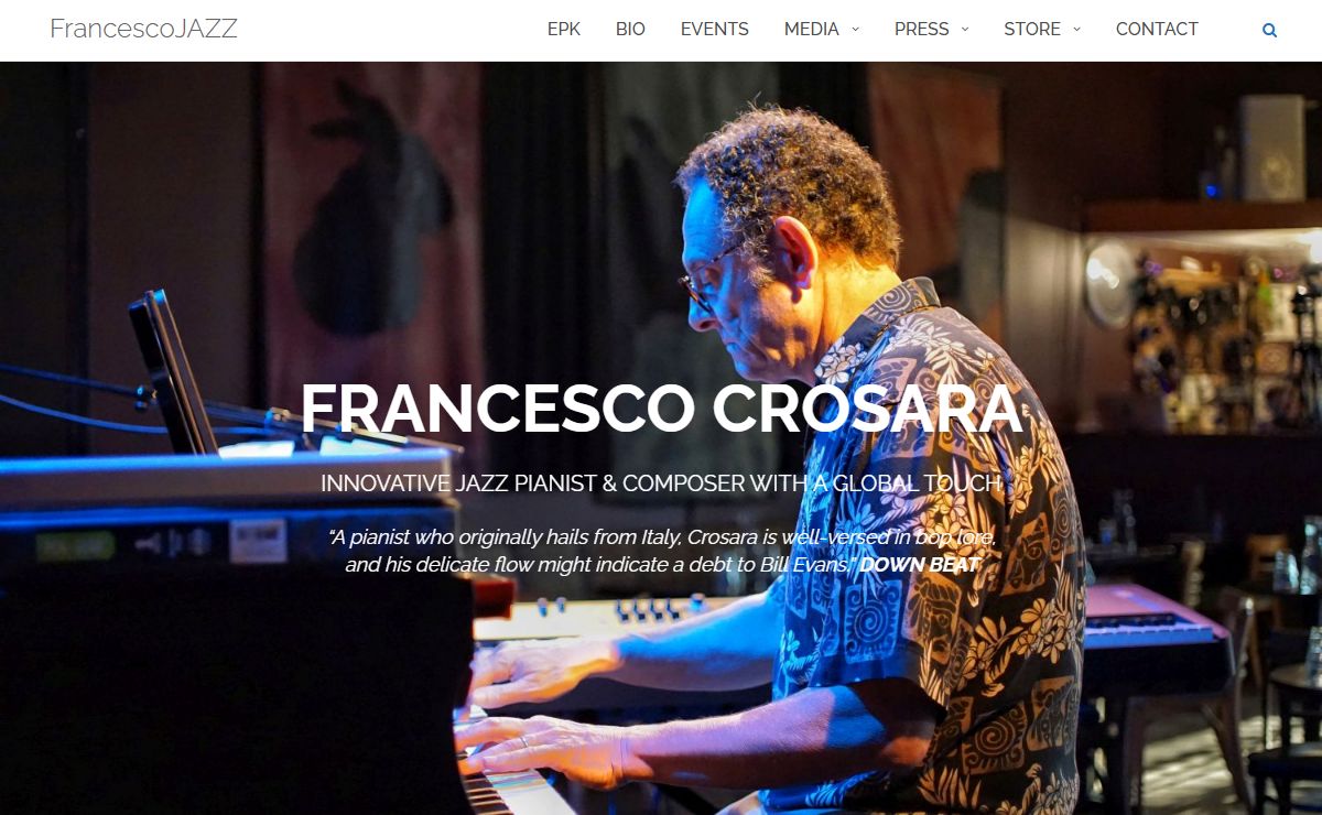 FrancescoJAZZ – INNOVATIVE JAZZ PIANIST & COMPOSER WITH A GLOBAL TOUCH