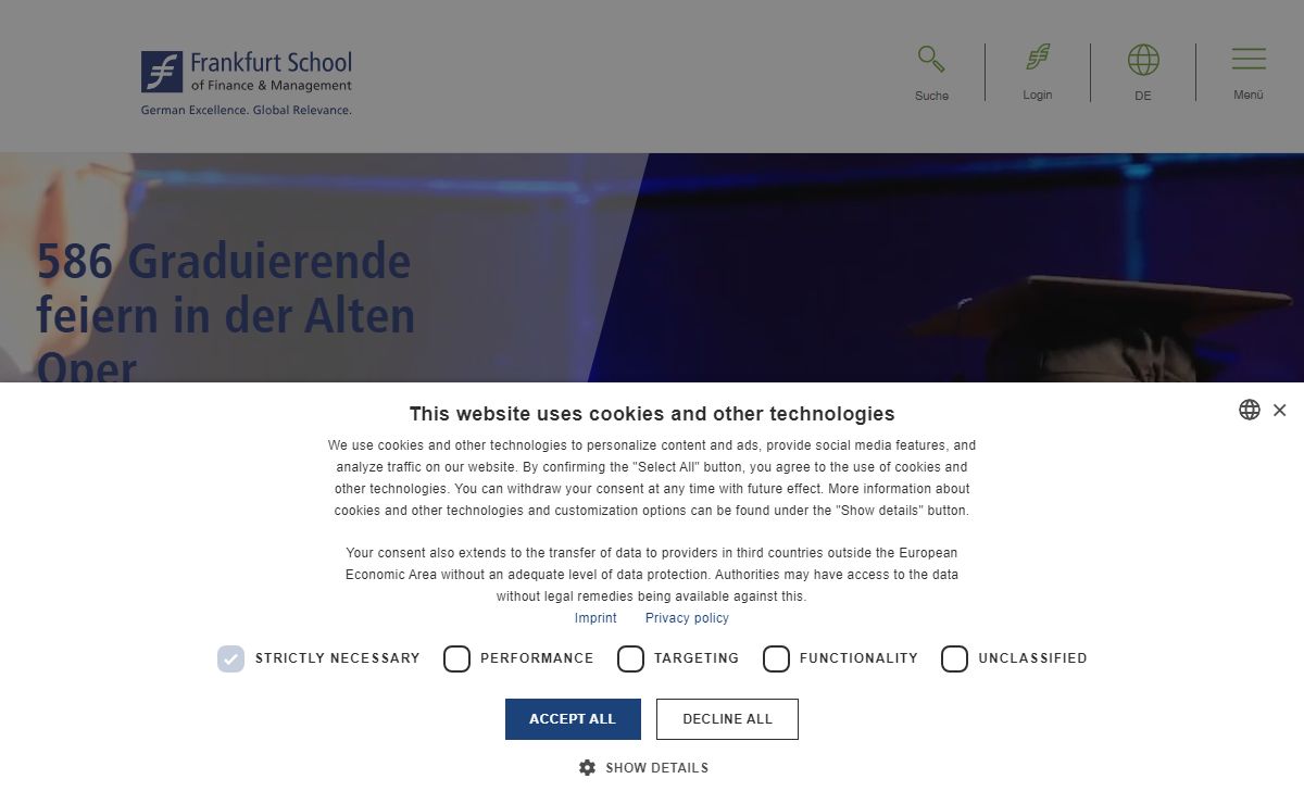 Frankfurt School | German Excellence. Global Relevance.