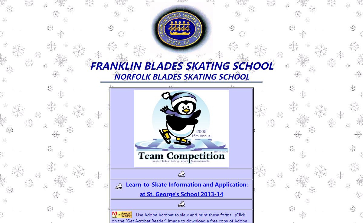 Franklin Blades Skating School, Franklin, MA