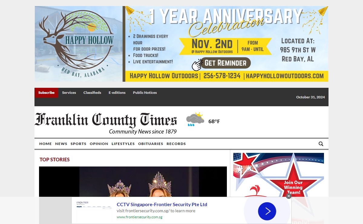 Home - Franklin County Times