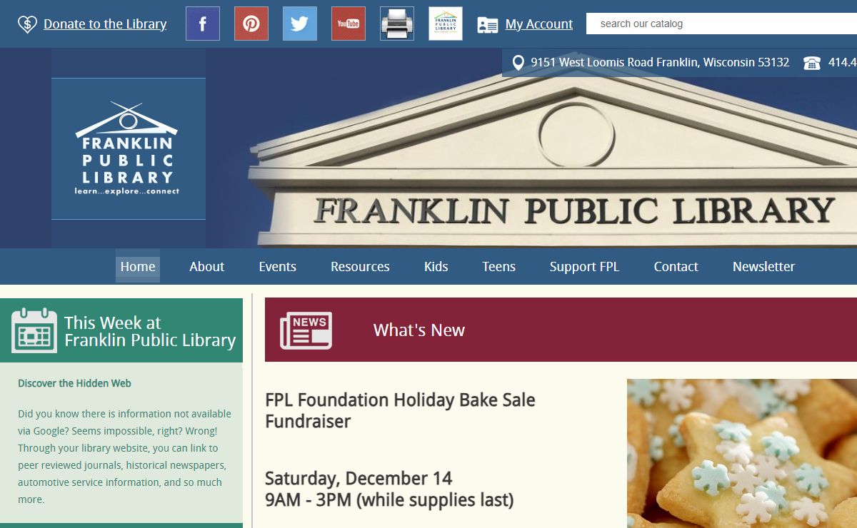 Franklin Public Library - Welcome!
