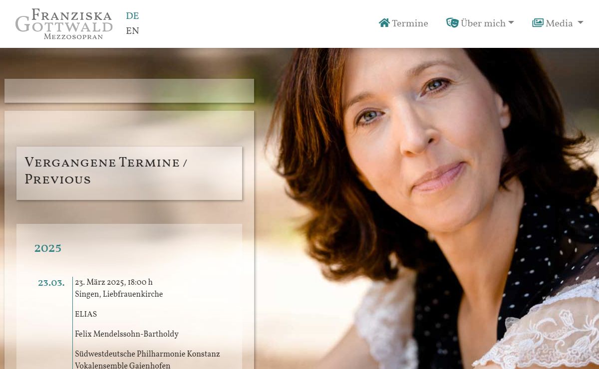 Franziska Gottwald Mezzosopran official website