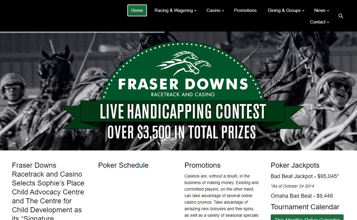 Fraser Downs | Racetrack and Casino