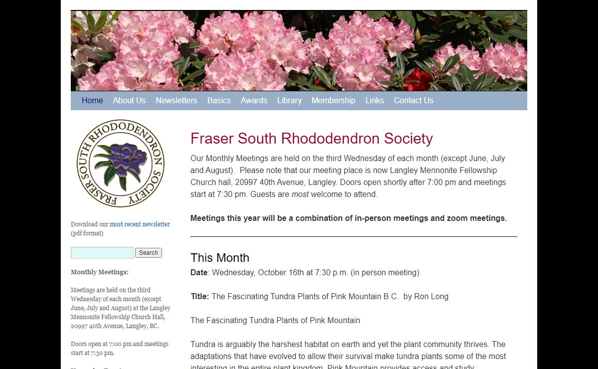 Fraser South Rhododendron Society | Fraser South Rhododendron Society