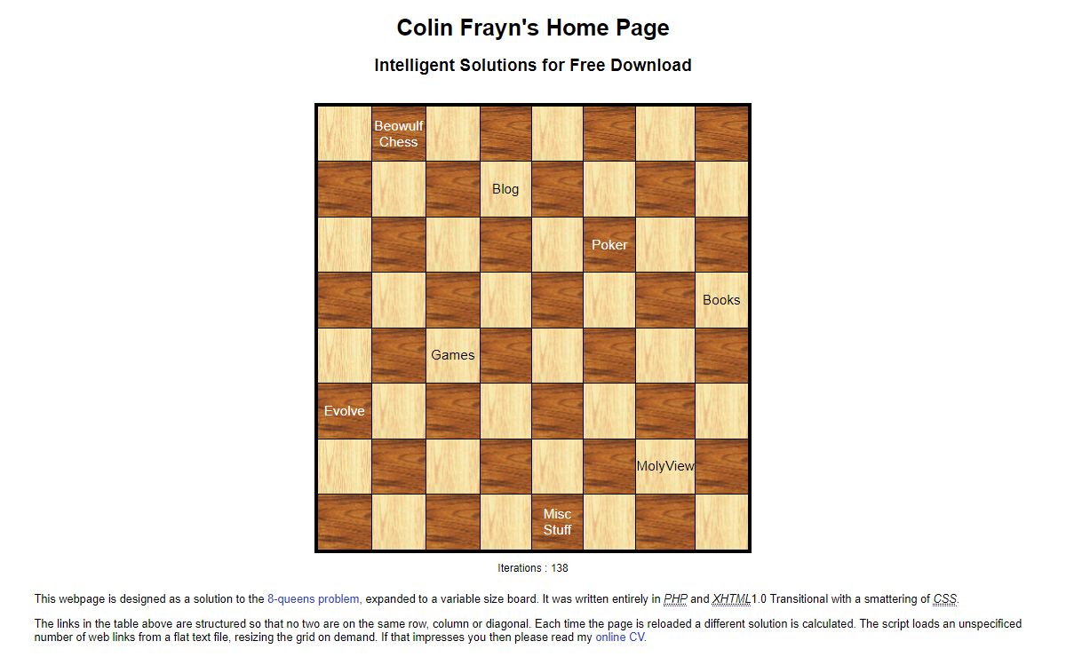 Colin Frayn's Home Page
