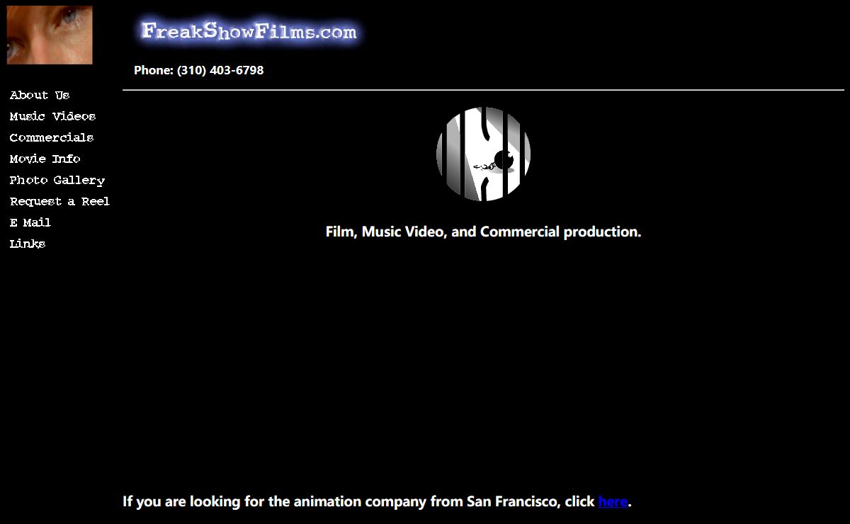 FreakShowFilms: music video production, commercial production