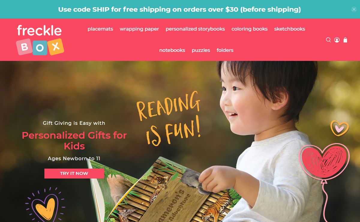 Personalized books and gifts for children