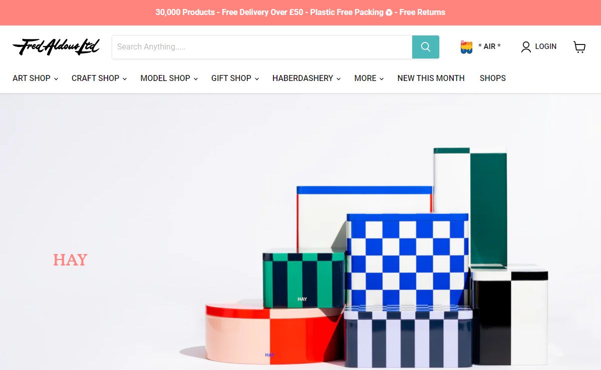 Art & Craft Supplies - Fred Aldous