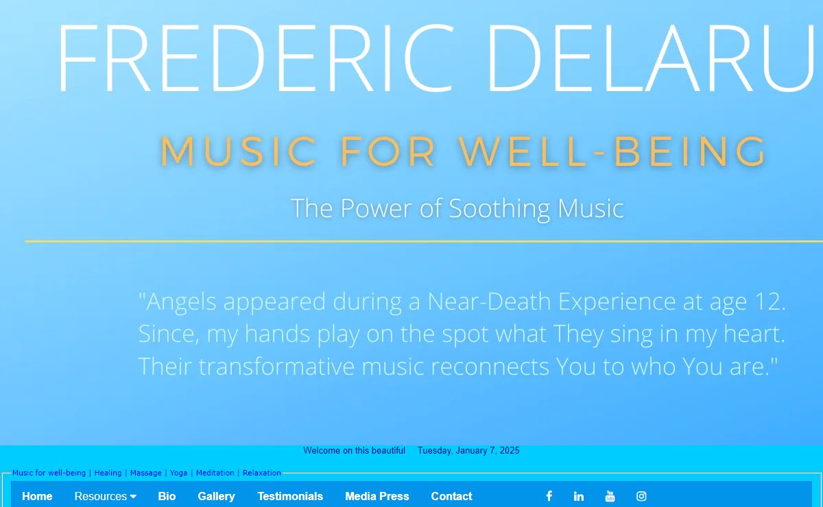 Soothing Music by Frederic Delarue, Meditation, Stress Relieving, Uplifting