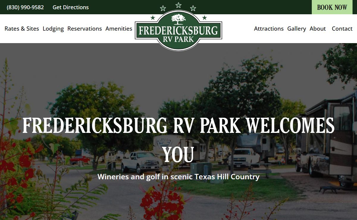Fredericksburg RV Park | RV Resort in Fredericksburg TX
