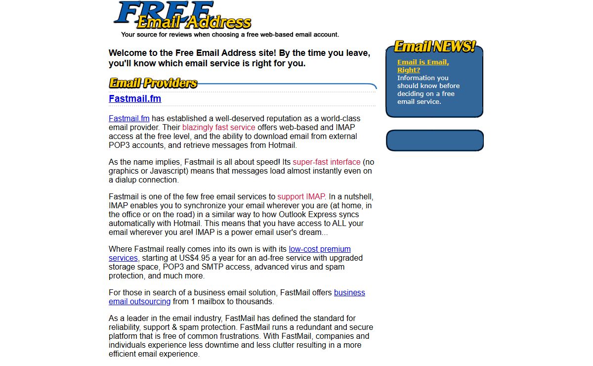 Free Email Address