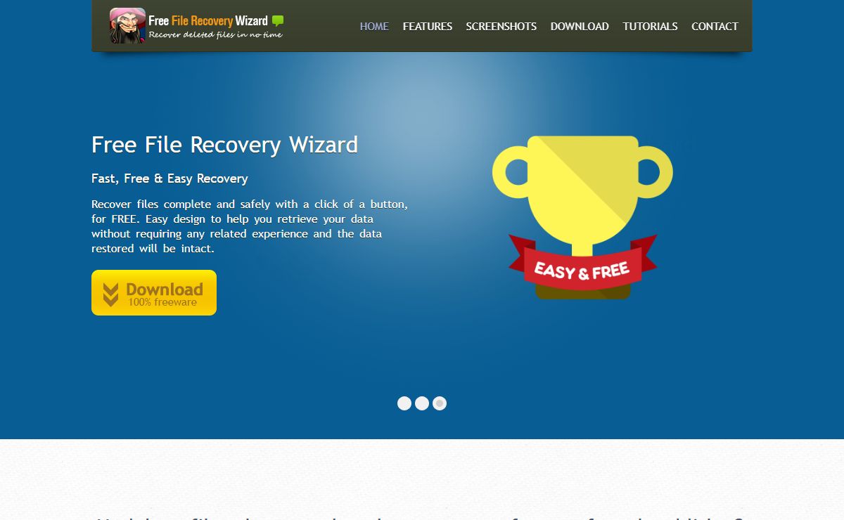 Free File Recovery Wizard - Free File Recovery Software - Recover Files from Harddisks & Storage Devices