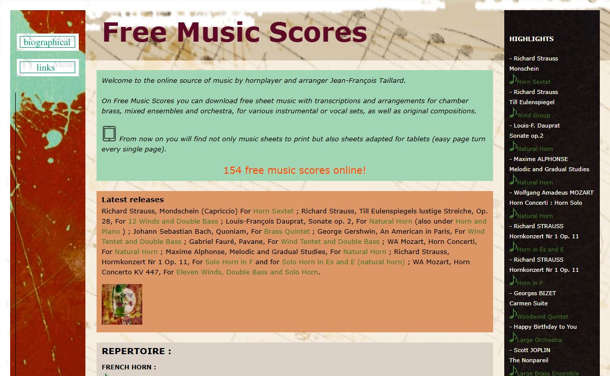 Free Music Scores
